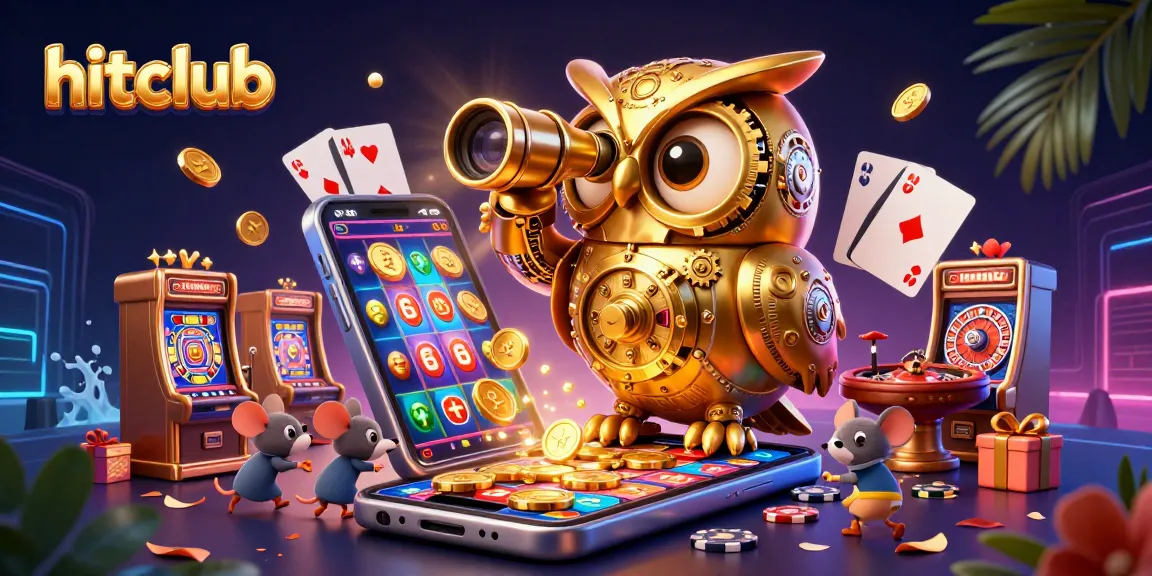 Join the excitement at hitclub with vibrant gaming action including slots and live casino scenes.